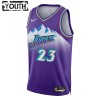 Maillot Basket Enfant Utah Jazz Lauri Markkanen 23 2022-23 Nike Classic Edition Violet Swingman